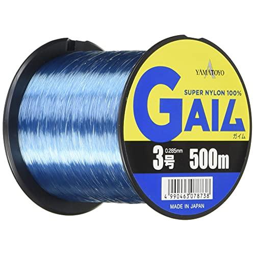 ヤマトヨテグス(YAMATOYO) ナイロンライン ガイム 500m 3号 12lb ブルー