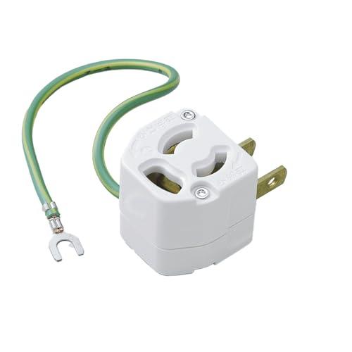 エルパ(ELPA) L型抜止アダプター 配線 コンセント 125V 15A A-15H