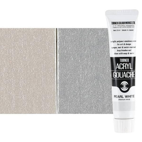 ターナー色彩(Turner Color) アクリルガッシュ パールホワイト AG020090 20m...