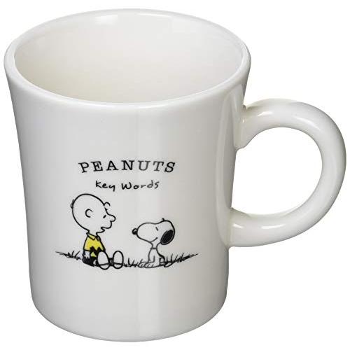 「 PEANUTS(ピーナッツ) 」 スヌーピー キーワード フレンズ 磁器 マグカップ 8.5cm...