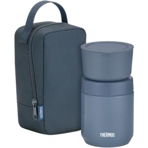 【食洗機対応モデル】 サーモス 真空断熱スープランチセット 300ml インディゴブルー スープジャー・容器セット JEE-550 IBL｜Mabyco