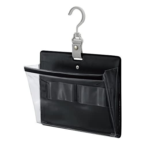 コクヨ(KOKUYO) ウォールポケット 壁掛け 収納 さっと出し入れできる 小物用 ブラック フ-...