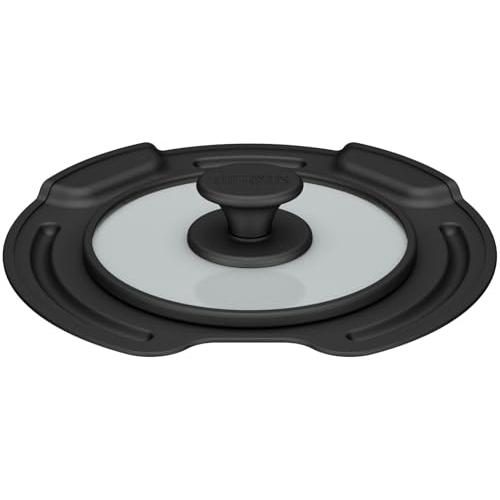 サーモス 取っ手のとれる鍋専用フタ ブラック KLJ-016 BK