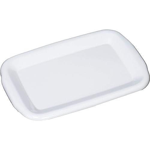 野田琺瑯(Nodahoro) 保存容器 蓋のみ 琺瑯蓋 角型 レクタングル 深型 Mサイズ用 ホワイ...