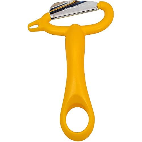 サンクラフト ピーラー 皮むき器 日本製 野菜の皮がクルンっと離れる軽い使い心地 オレンジ FC-1...