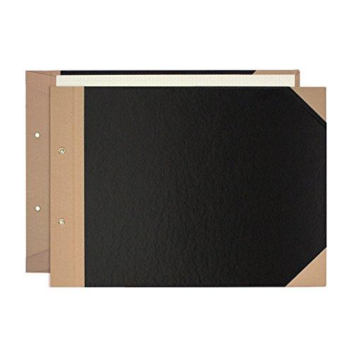 プラス とじ込表紙 A4横 2穴 FL-007TU 77-186 黒