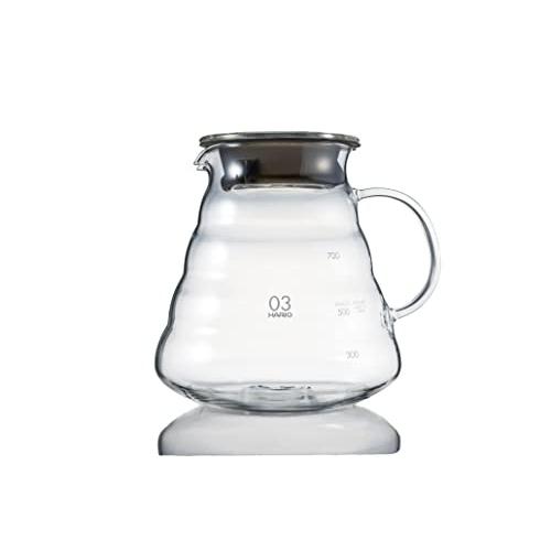 HARIO(ハリオ) V60グラスサーバー800クリア 800ml 2~6杯用 電子レンジ可 XGS...
