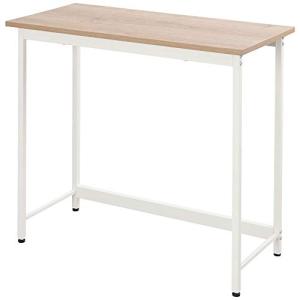 アイリスオーヤマ ルカ ベーシックデスク W800×D400×H700mm BDK-8040 （ライトナチュラル×ホワイト）の商品画像