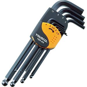 TRUSCO(トラスコ) ボールポイント六角棒レンチセット(標準タイプ)16本入 TBR-16S｜Mabyco
