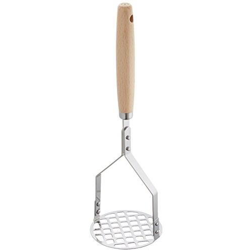 遠藤商事 TKG ポテトマッシャー オリーブシリーズ 直径80mm×全長270mm ハンドルは天然木...