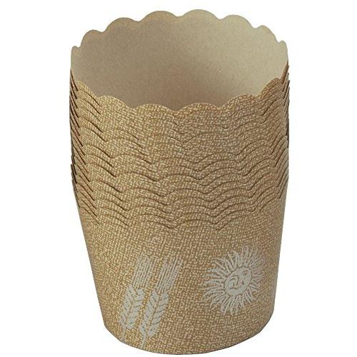 下村企販 マフィンカップ クラフト紙 50枚 【日本製】 耐熱 オーブン対応 食べやすい 切り込み入...