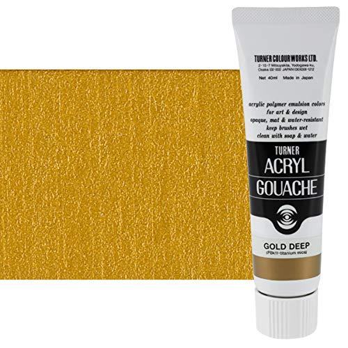 ターナー色彩(Turner Color) アクリルガッシュ ゴールドディープ AG040071 40...