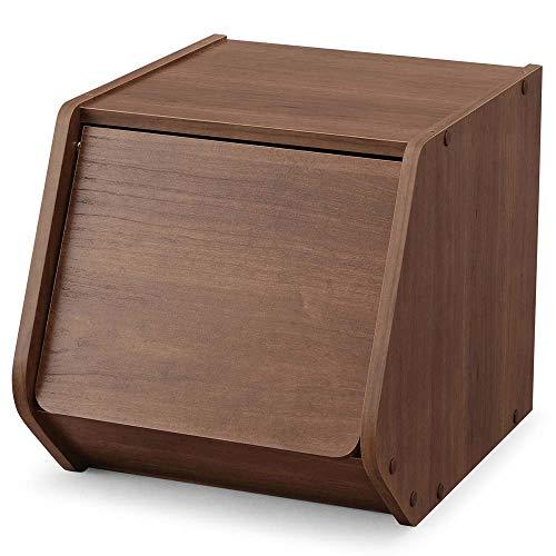 アイリスオーヤマ(IRIS OHYAMA) スタックボックス 扉付き 積み重ね カラーボックス 隠せ...