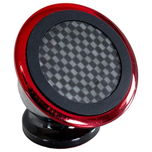 QTJ 車載ホルダー マグネット iPhone スマートフォン 対応 QS-141RD