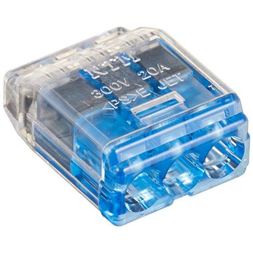 ニチフ端子工業 差込形コネクタ クイックロック 50個入 QLX3-BCL 極数:3 ブルー