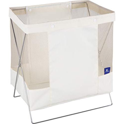 アストロ 収納ケース アイボリー サイドメッシュ W40×D26×H44.5cm 折りたためてコンパ...