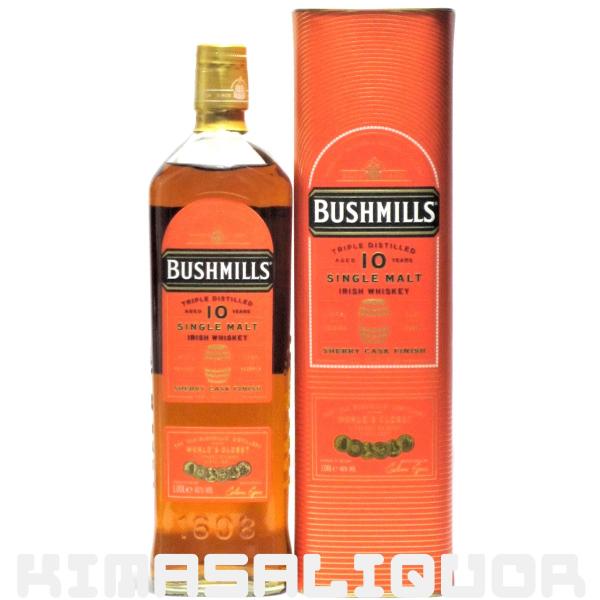 ブッシュミルズ 10年 シェリーカスク 並行品 箱付き 46度 1000ml (1L)