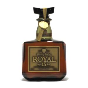 [古酒] サントリーウイスキー ローヤル 15年 ゴールドラベル ブラウンボトル 43度 750ml｜kimasa
