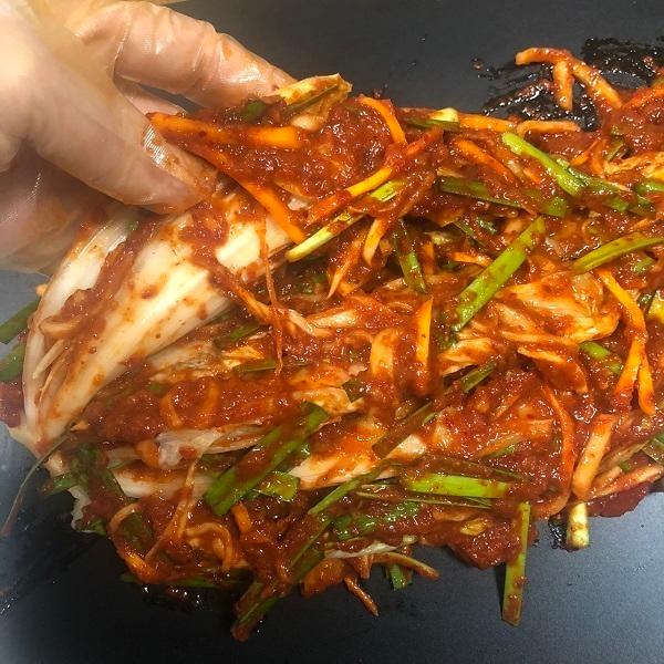 手作り白菜キムチ-株漬け（特大・1000ｇ）