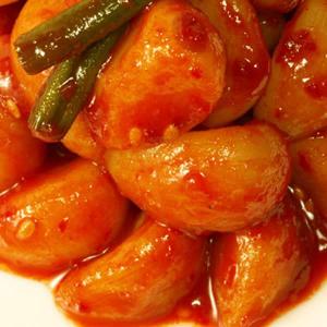 ニンニク キムチ 200g 韓国 キムチ にん...の詳細画像1