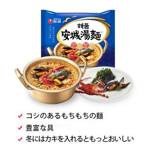 韓国版 海鮮 安城湯麺 10袋 韓国 農心 イ...の詳細画像4