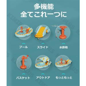 家庭用プール 5in1 大型 ビニールプール ...の詳細画像2