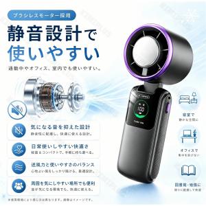 ハンディファン 冷却プレート 1秒冷却 扇風機...の詳細画像5