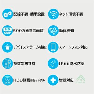防犯カメラ ワイヤレスHiseeu 10.1イ...の詳細画像2