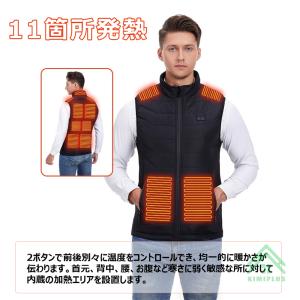 電熱ベスト 日本製 繊維ヒーター ヒーターベス...の詳細画像1