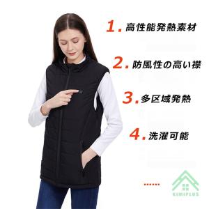 電熱ベスト 日本製 繊維ヒーター ヒーターベス...の詳細画像2
