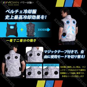 MIDIAN 空調ベスト 32V フルセット ...の詳細画像4