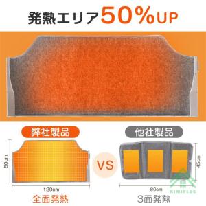 パネルヒーター 足元 フットヒーター 折りたた...の詳細画像4