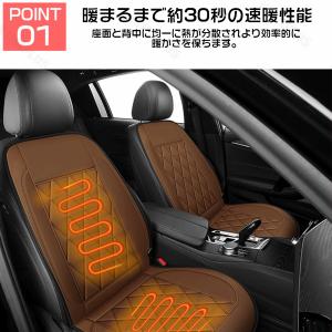 シートヒーター 車用 後付け 日本製繊維ヒータ...の詳細画像3