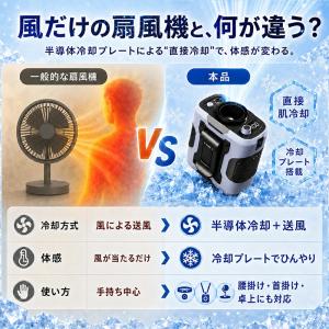 「-25℃瞬間冷却」 腰掛け扇風機 小型扇風機...の詳細画像3