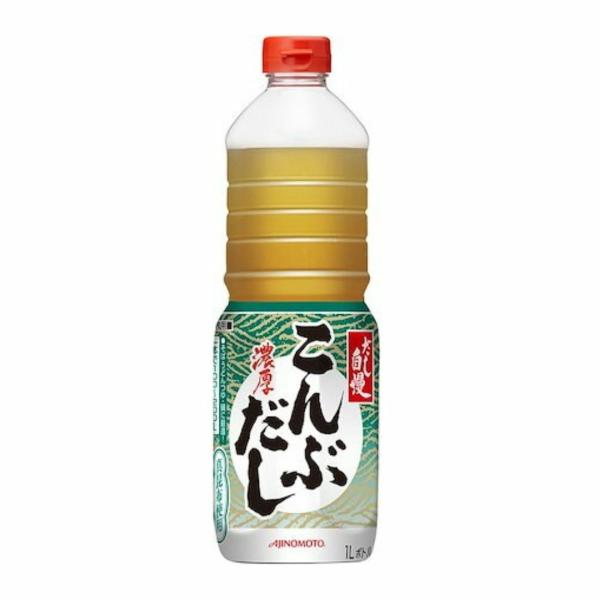 味の素　だし自慢　濃厚こんぶだし　1L　こんぶ　だし　業務用　食品　調味料　送料無料 12本