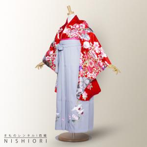 ブランド 二尺袖 着物 袴 レンタル anan 貸衣装 Sサイズ 小学生 対応可 ピンク グレー 灰 ブーツ選択可 爆買 ブランド 二尺袖 着物 袴 レンタル商品 anan 送料無料 貸衣装 S