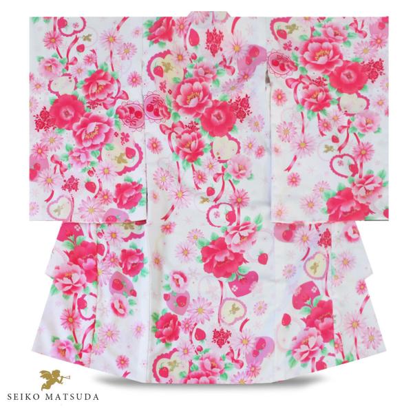 女児 レンタル商品 お宮参り 着物 帽子 よだれかけ セット 女の子 貸衣装 和服 祝い着 初着 産...