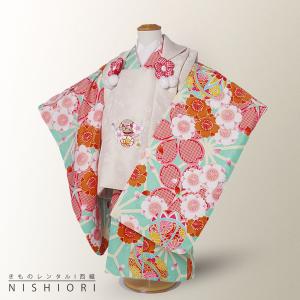 NISHIORI 小町kids レンタル商品 3歳の七五三 女の子 被布コート