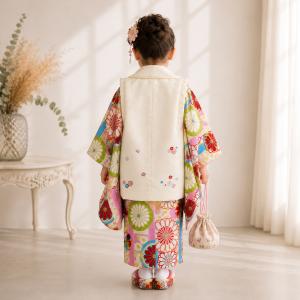 七五三 レンタル 女の子 3歳 着物 被布コー...の詳細画像2
