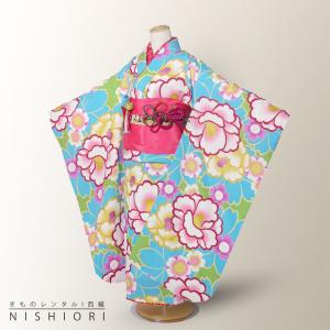 花わらべ レンタル 7歳の七五三 女の子 四つ身 着物 帯