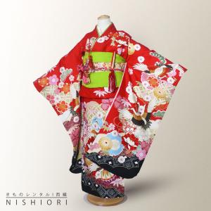 NISHIORI 式部浪漫 レンタル商品 7歳の七五三 女の子 四つ身 着物 帯