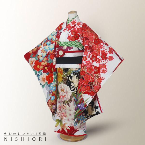 九重×中村里砂 古典 レンタル商品 7歳の七五三 女の子 四つ身 着物 帯 フルセット 貸衣装 七歳...