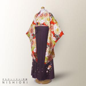 NISHIORI ジュニア 二尺袖 着物 袴 レンタル商品 九重 ブランド 往復
