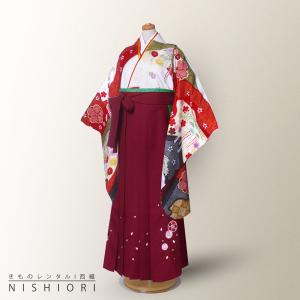 NISHIORI 【レンタル】ジュニア 二尺袖 着物 袴 pom ponette ブランド