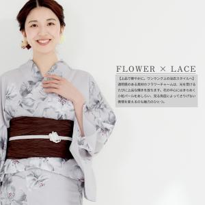 透け感が魅せる 上品な立体感 レース&...の詳細画像2