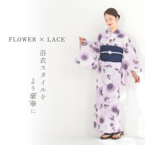 透け感が魅せる 上品な立体感 レース&...の詳細画像4