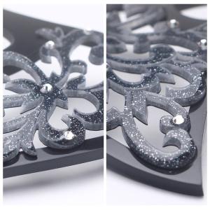 簪 バチ型 髪飾り 高級 かんざし 大理石調 ...の詳細画像2