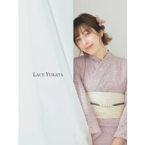 レース 浴衣 3点セット (ゆかた/ しわふわ...の詳細画像4