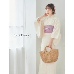 レース 浴衣 3点セット (ゆかた/ しわふわ...の詳細画像5