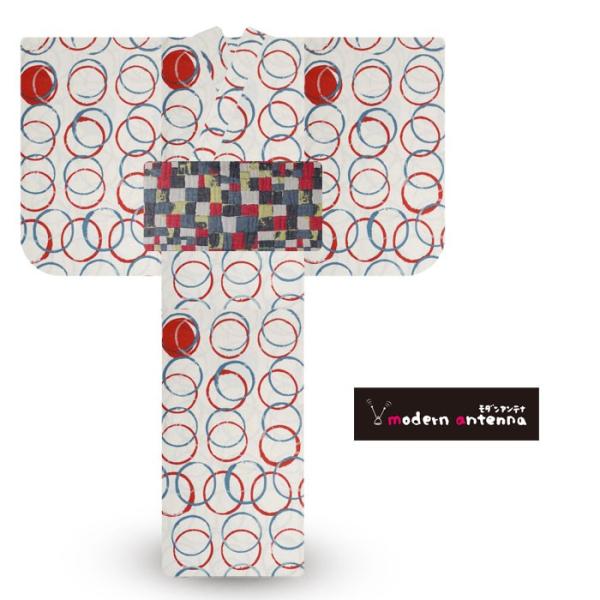 夏 modern antenna モダンアンテナ ブランド キッズ 子供 女児 浴衣 夏祭 100c...